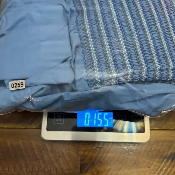 American Eagle Blue Smockin on Sunshine Strapless Midi Dress Size Medium - Picture 12 of 12